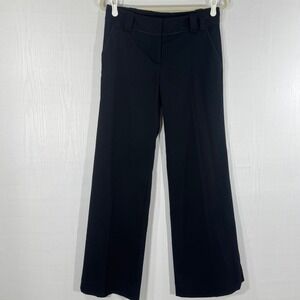 BCBGeneration Black Wide Leg‎ Suiting Career Business Trousers Pants Size 6 NWT